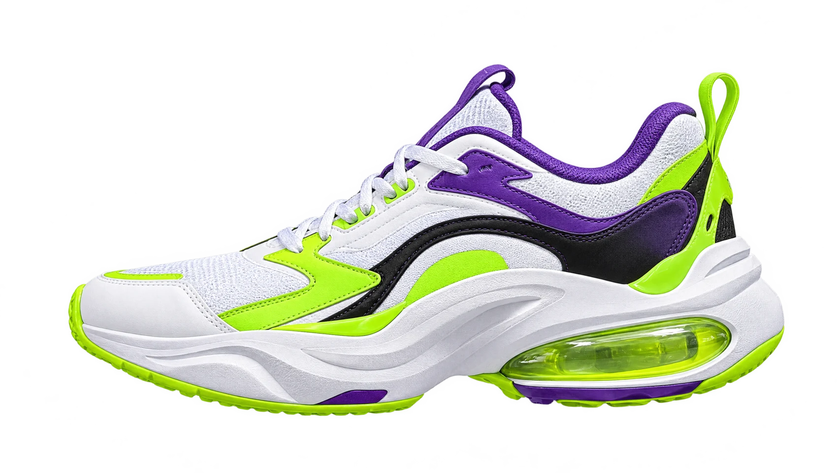 Flux 01 sneaker in Lime Voltage